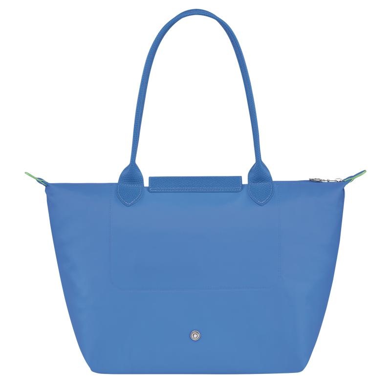 Longchamp Le Pliage Green M Ženske Torba Tote Plave | 67483-SXKJ