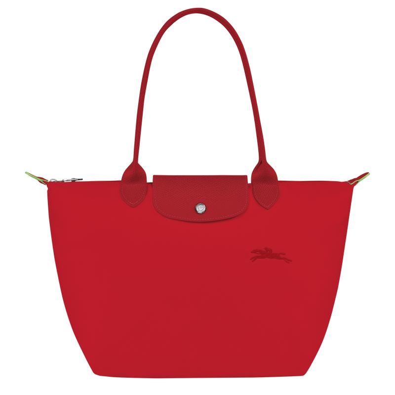 Longchamp Le Pliage Green M Ženske Torba Tote Crvene | 45629-GHFP