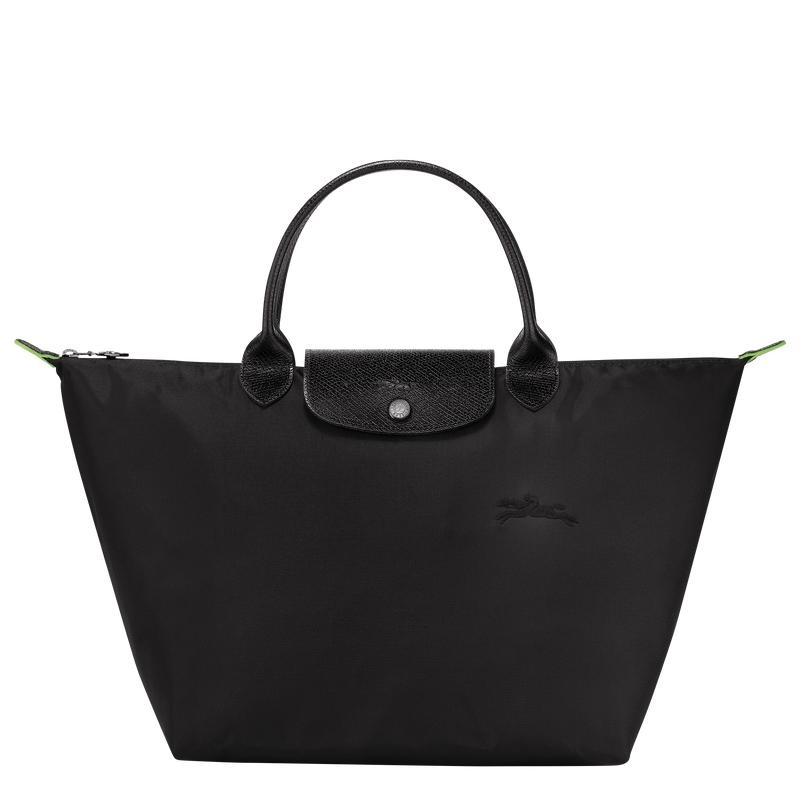 Longchamp Le Pliage Green M Ženske Torbica Crne | 45971-TBUW