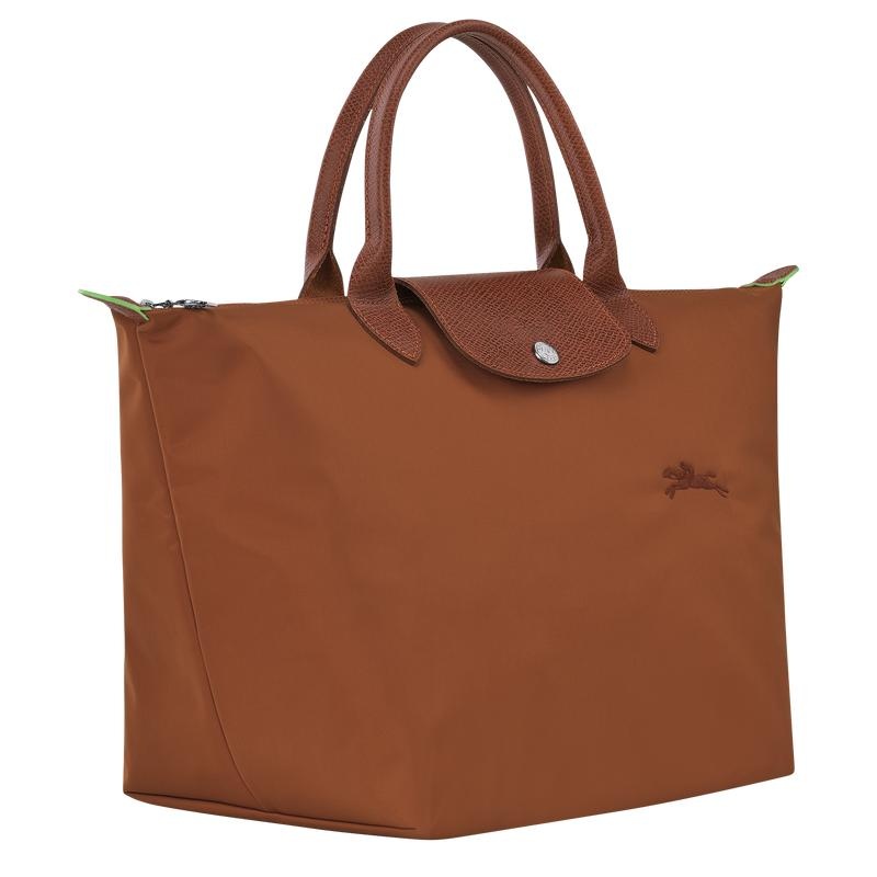 Longchamp Le Pliage Green M Ženske Torbica Smeđe | 40581-SNCM