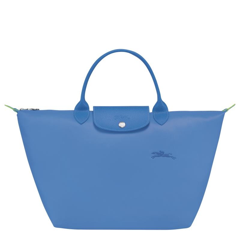 Longchamp Le Pliage Green M Ženske Torbica Plave | 26957-EKFS