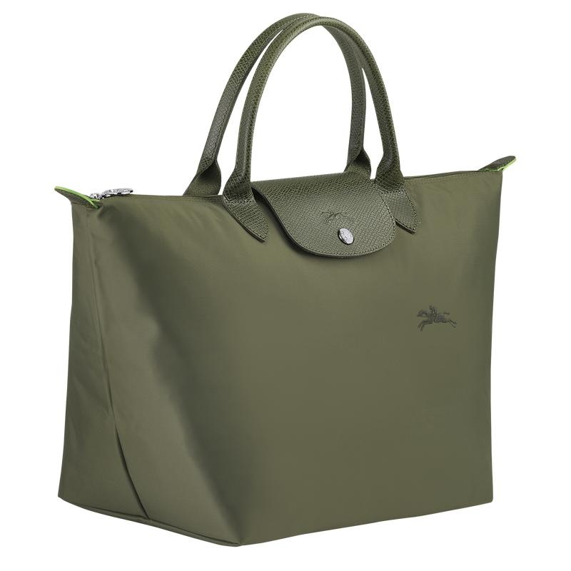 Longchamp Le Pliage Green M Ženske Torbica Zelene | 13749-WHVD