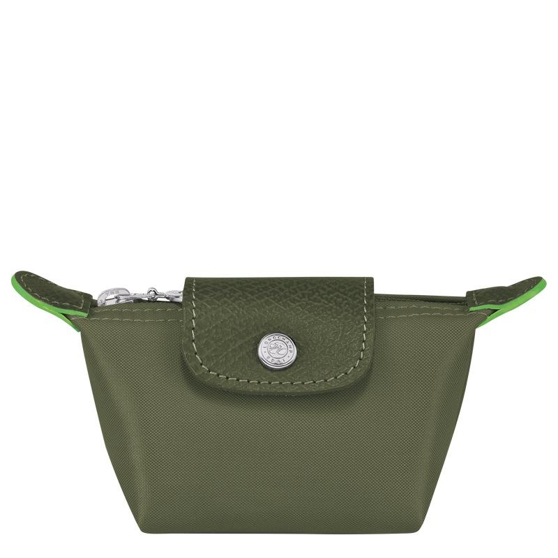 Longchamp Le Pliage Green Muške Torbica Za Novčiće Zelene | 59361-AWTI