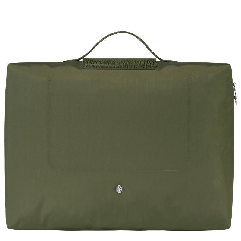 Longchamp Le Pliage Green S Muške Aktovka Zelene | 38402-ARTC