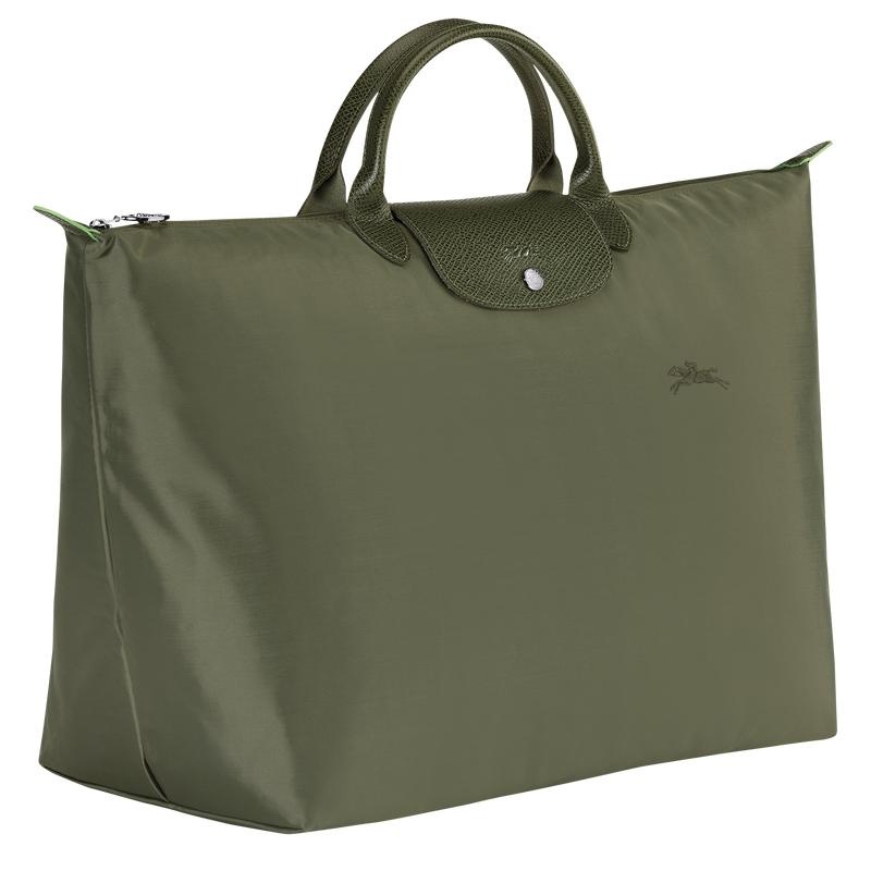 Longchamp Le Pliage Green S Muške Putne Torbe Zelene | 64173-RCLF