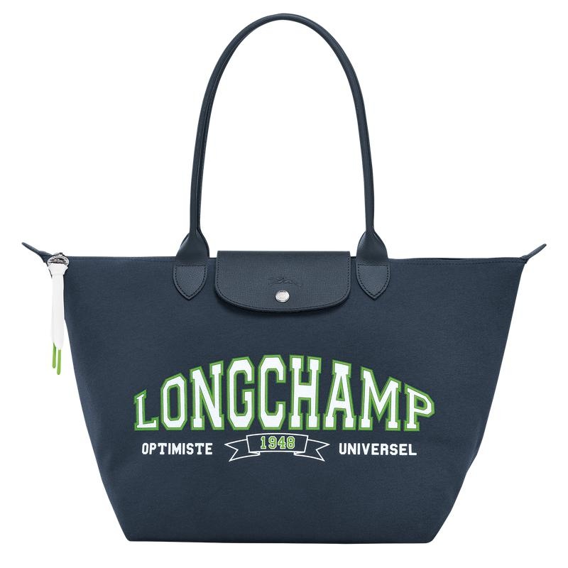 Longchamp Le Pliage Kolekcija L Ženske Torba Tote Tamnoplave | 63027-JQSV