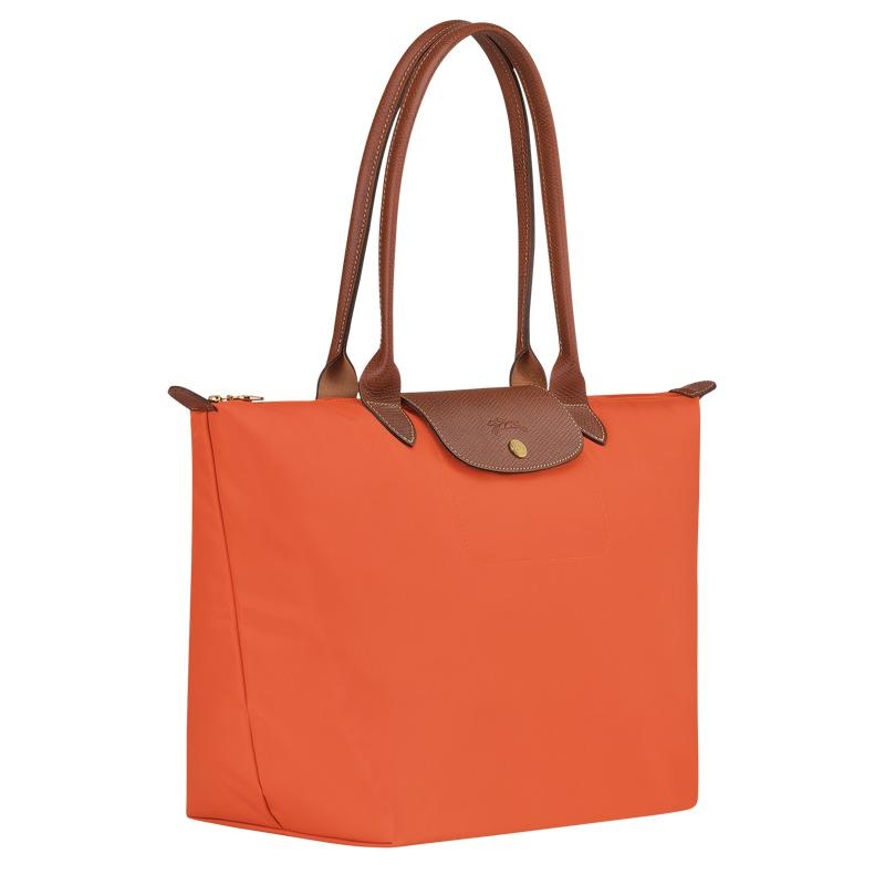 Longchamp Le Pliage Original L Ženske Torba Tote Narančaste | 73108-DTMP