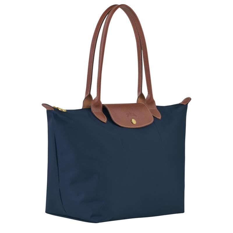 Longchamp Le Pliage Original L Ženske Torba Tote Tamnoplave | 45093-EVUN