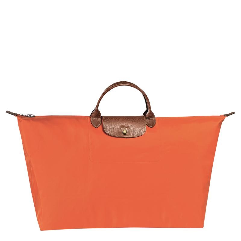 Longchamp Le Pliage Original M Muške Putne Torbe Narančaste | 48137-ZNRK