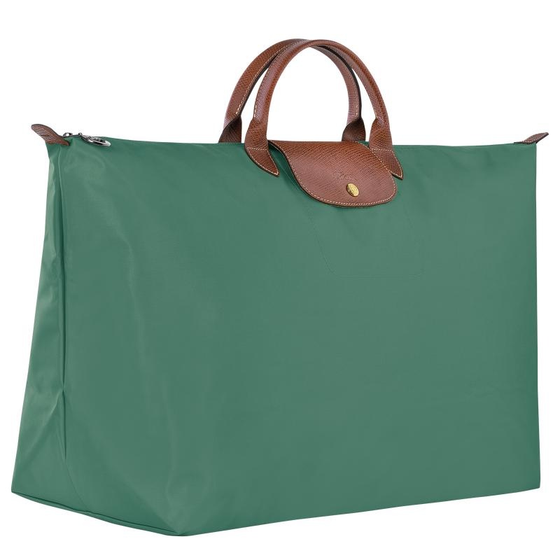 Longchamp Le Pliage Original M Muške Putne Torbe Zelene | 95431-ALYE