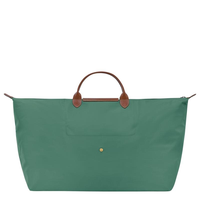 Longchamp Le Pliage Original M Muške Putne Torbe Zelene | 95431-ALYE