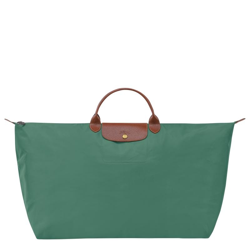 Longchamp Le Pliage Original M Muške Putne Torbe Zelene | 95431-ALYE