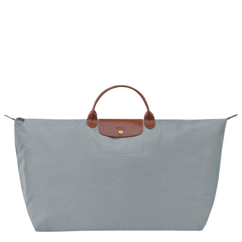 Longchamp Le Pliage Original M Muške Putne Torbe Sive | 06314-VJHK