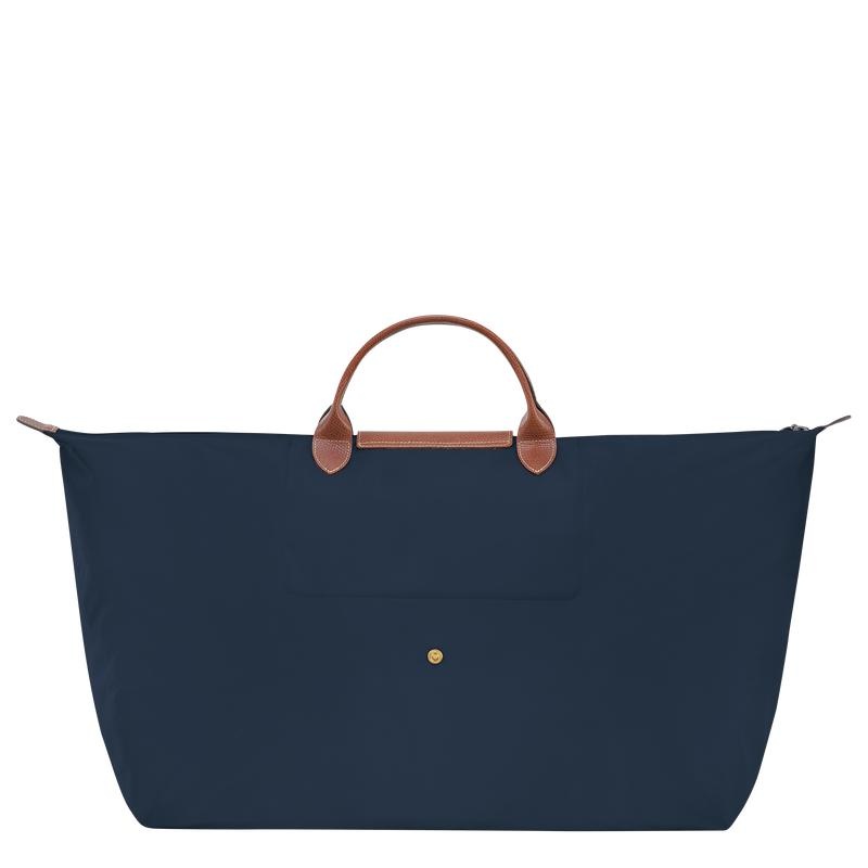 Longchamp Le Pliage Original M Muške Putne Torbe Tamnoplave | 28531-KUAE