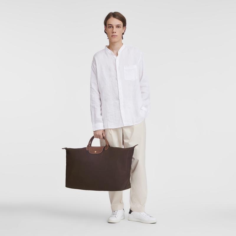 Longchamp Le Pliage Original M Ženske Putne Torbe Smeđe | 16842-YQLW