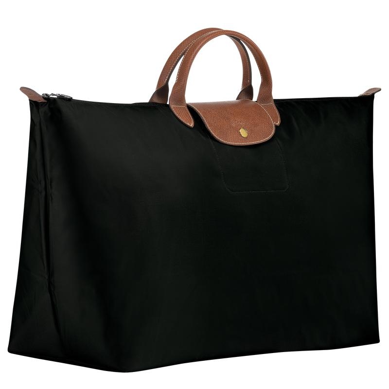 Longchamp Le Pliage Original M Ženske Putne Torbe Crne | 49683-AWXO