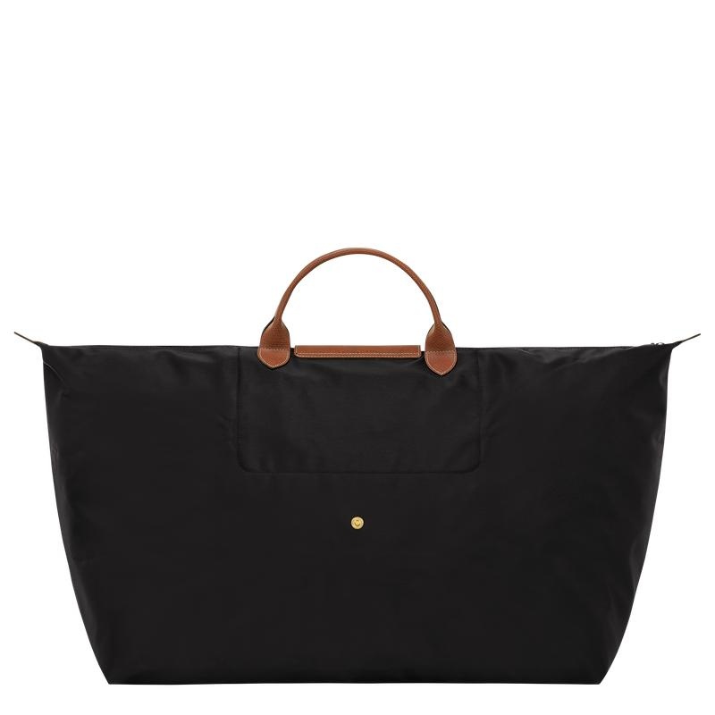 Longchamp Le Pliage Original M Ženske Putne Torbe Crne | 49683-AWXO