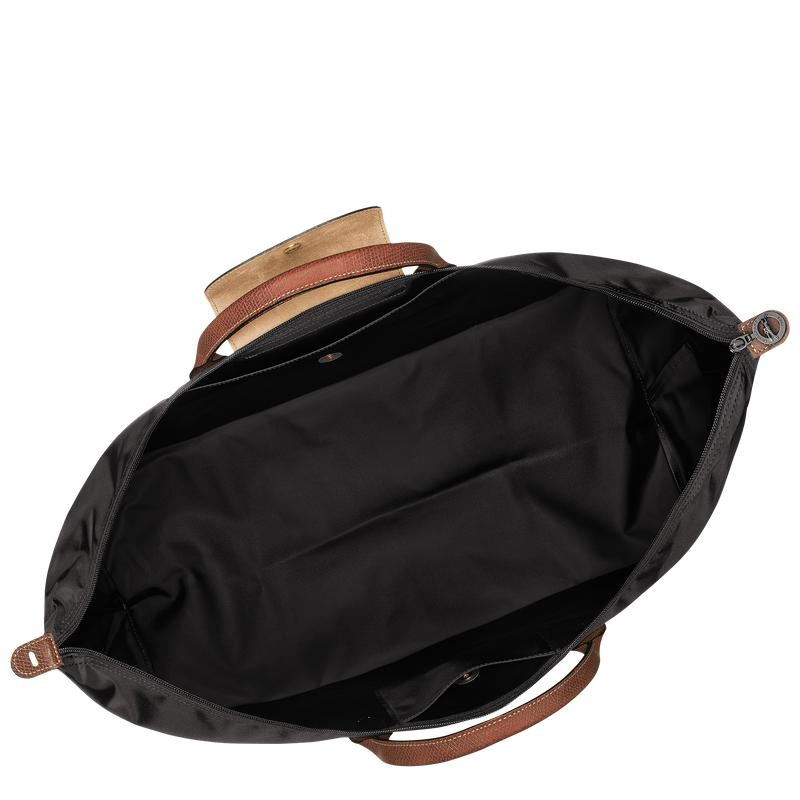 Longchamp Le Pliage Original M Ženske Putne Torbe Crne | 49683-AWXO