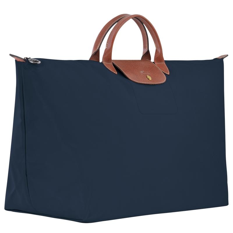 Longchamp Le Pliage Original M Ženske Putne Torbe Tamnoplave | 56031-ZFWI