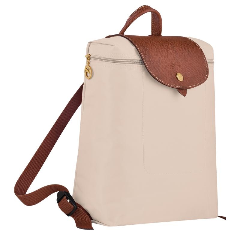 Longchamp Le Pliage Original M Ženske Ruksaci Bijele | 60179-YMCO