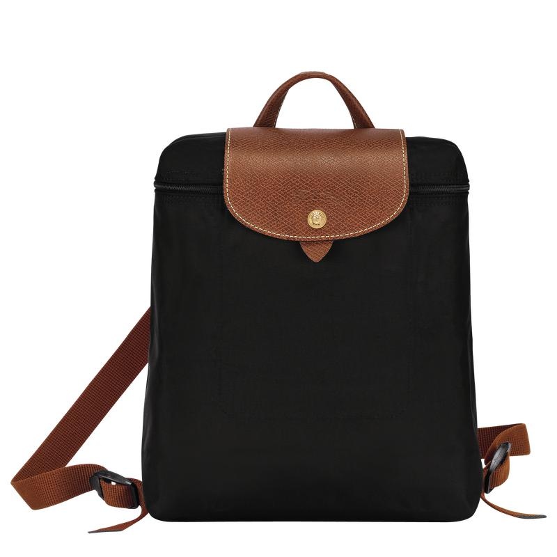 Longchamp Le Pliage Original M Ženske Ruksaci Crne | 31247-GSPD