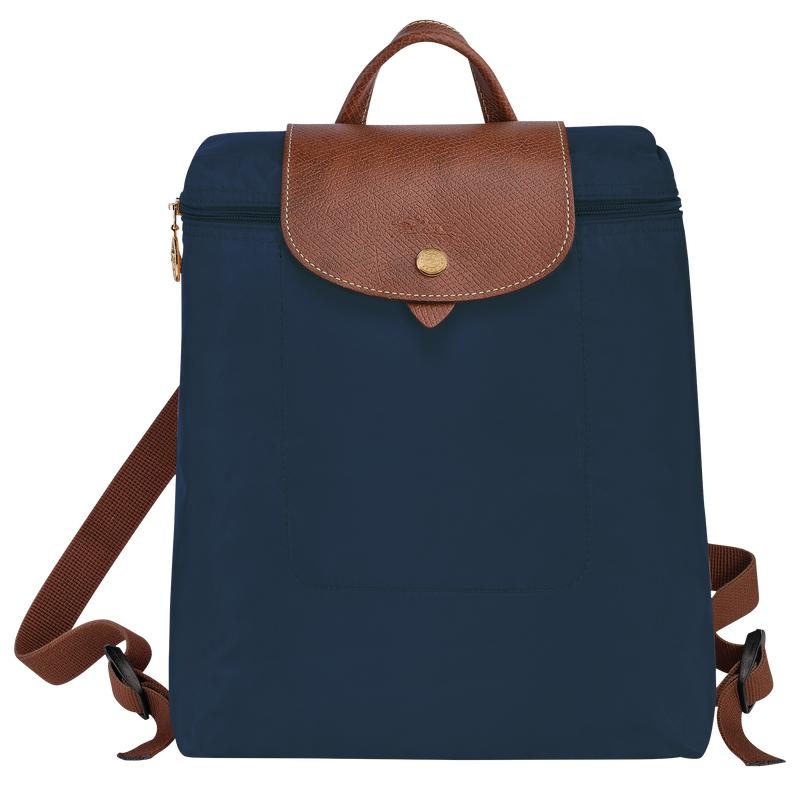 Longchamp Le Pliage Original M Ženske Ruksaci Tamnoplave | 38062-SNME