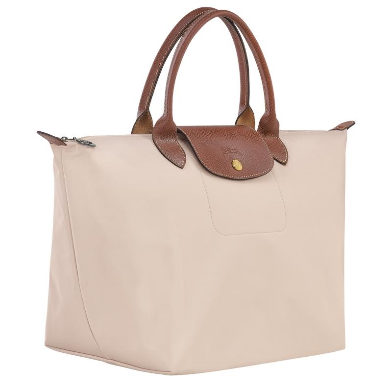 Longchamp Le Pliage Original M Ženske Torbica Bijele | 63279-HFDR