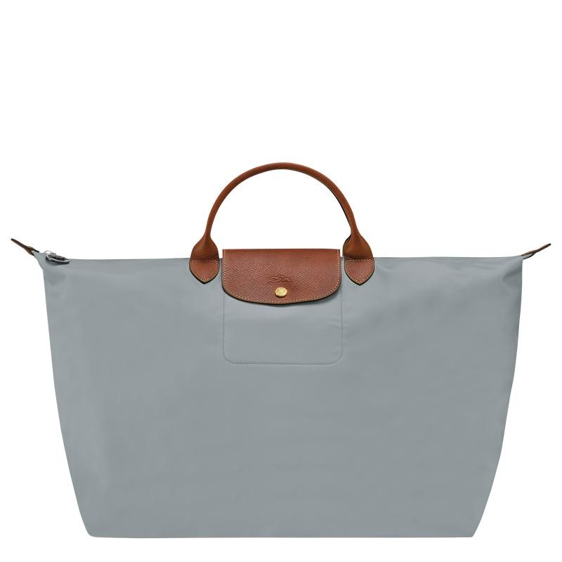 Longchamp Le Pliage Original S Muške Putne Torbe Sive | 70628-KPYC