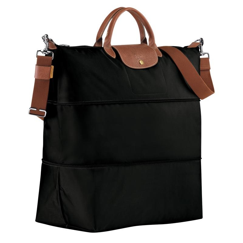 Longchamp Le Pliage Original expandable Ženske Putne Torbe Crne | 81230-PMVT