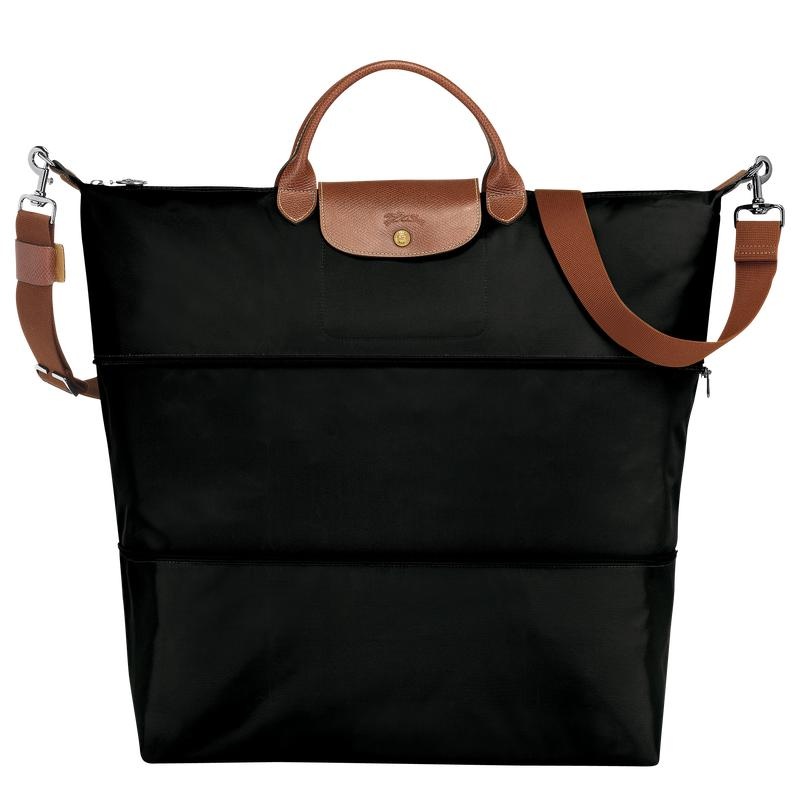 Longchamp Le Pliage Original expandable Ženske Putne Torbe Crne | 81230-PMVT