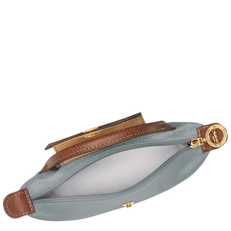 Longchamp Le Pliage Original with handle Ženske Pouches Sive | 32697-HXND