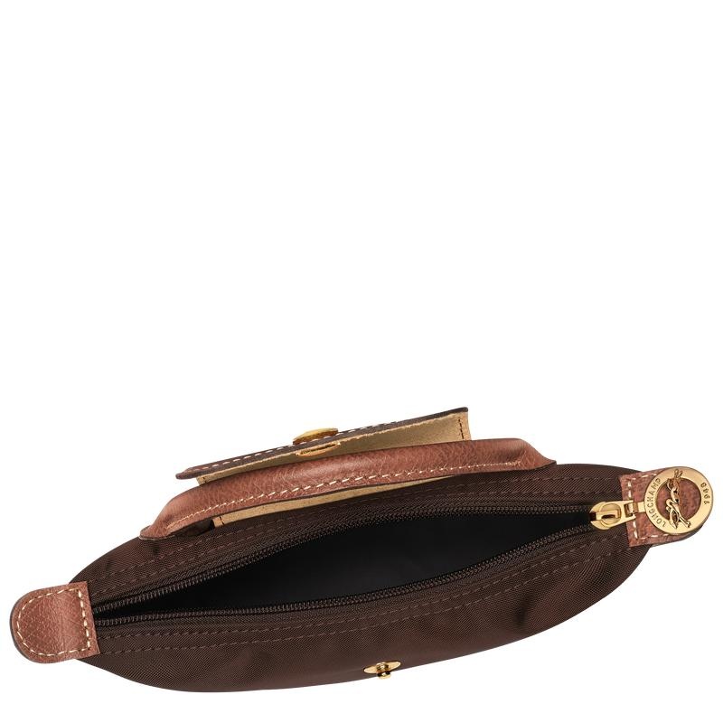 Longchamp Le Pliage Original with handle Muške Pouches Smeđe | 10483-JFBQ