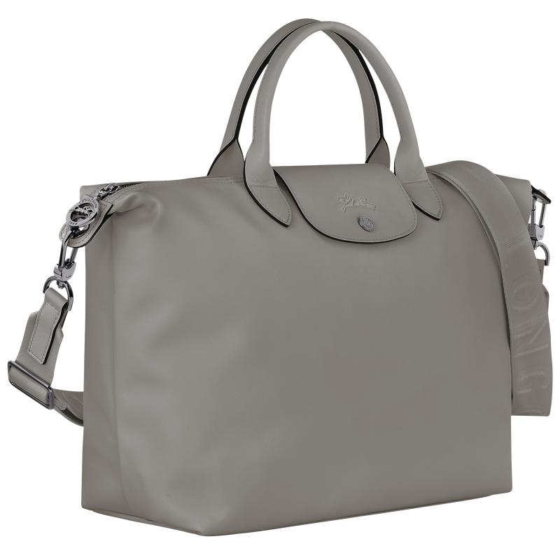 Longchamp Le Pliage Xtra L Muške Torbica Sive | 63207-LFMZ