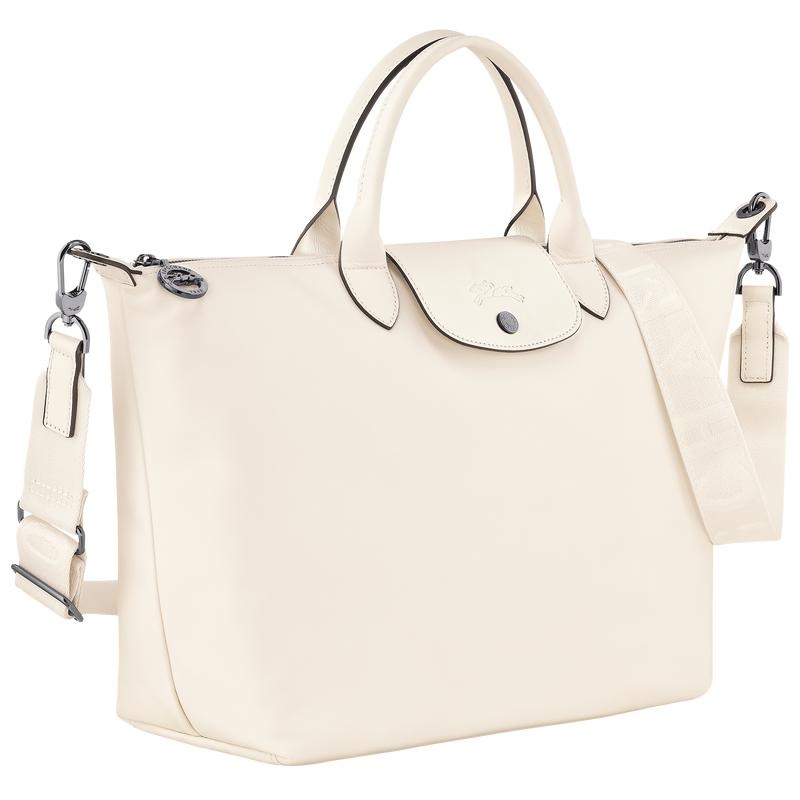 Longchamp Le Pliage Xtra L Ženske Torbica Bijele | 21347-NBCD