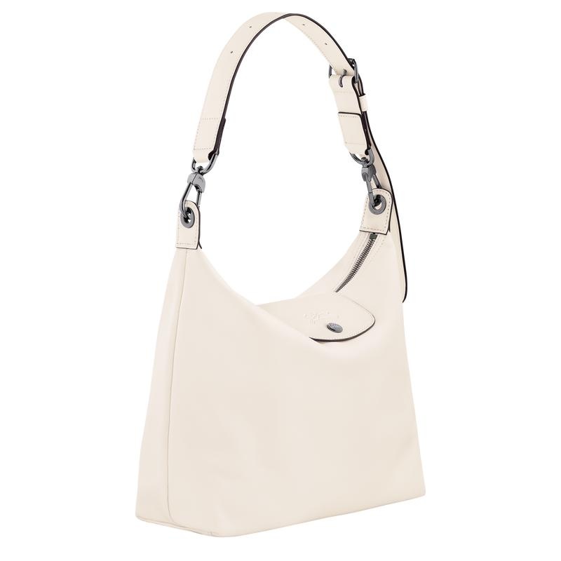 Longchamp Le Pliage Xtra M Ženske Hobo Torba Bijele | 32098-MHIS