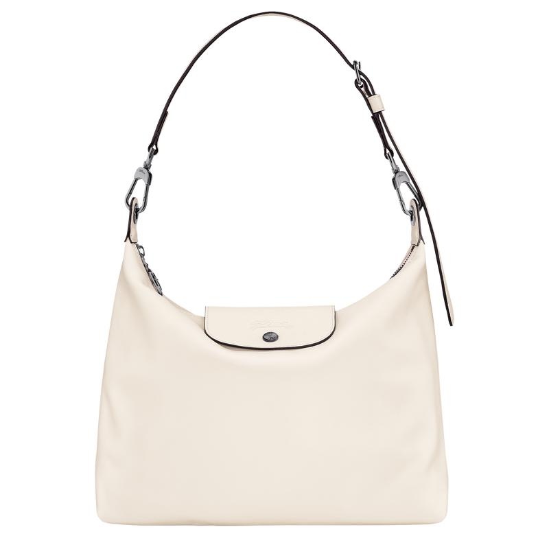 Longchamp Le Pliage Xtra M Ženske Hobo Torba Bijele | 32098-MHIS