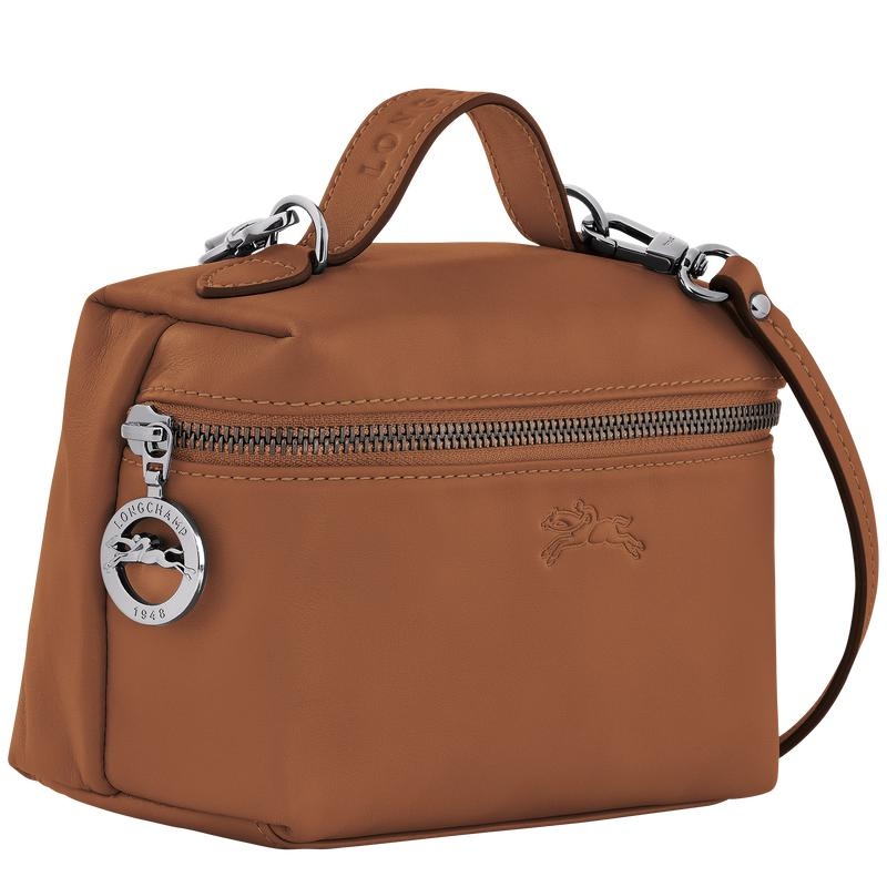 Longchamp Le Pliage Xtra XS Vanity Ženske Torba Crossbody Smeđe | 15976-PNIH