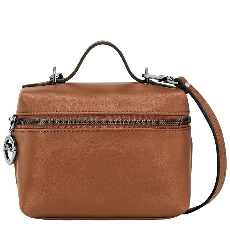 Longchamp Le Pliage Xtra XS Vanity Ženske Torba Crossbody Smeđe | 15976-PNIH