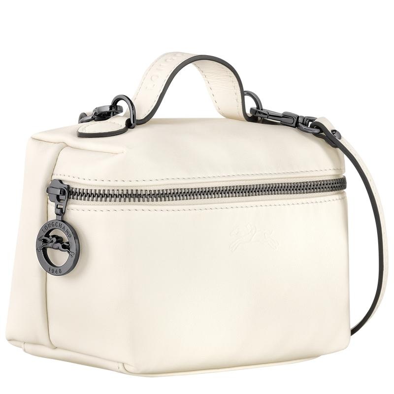 Longchamp Le Pliage Xtra XS Vanity Ženske Torba Crossbody Bijele | 72836-NAUC