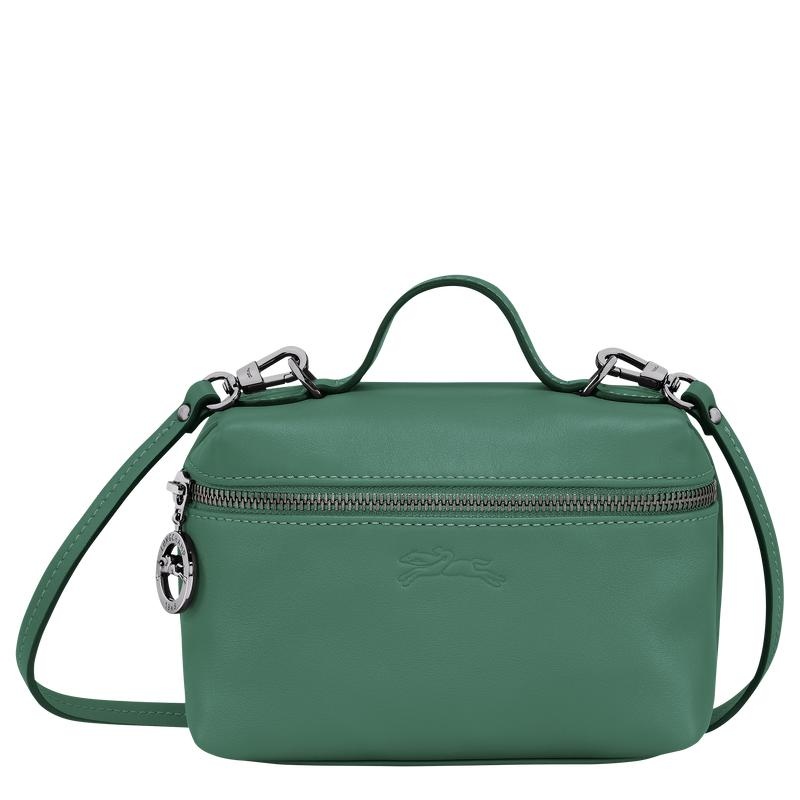 Longchamp Le Pliage Xtra XS Vanity Ženske Torba Crossbody Zelene | 18023-HBFZ