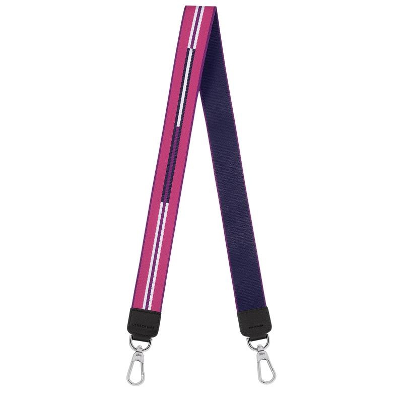 Longchamp Rayures Muške Shoulder Straps Ljubičaste | 18574-VUGN