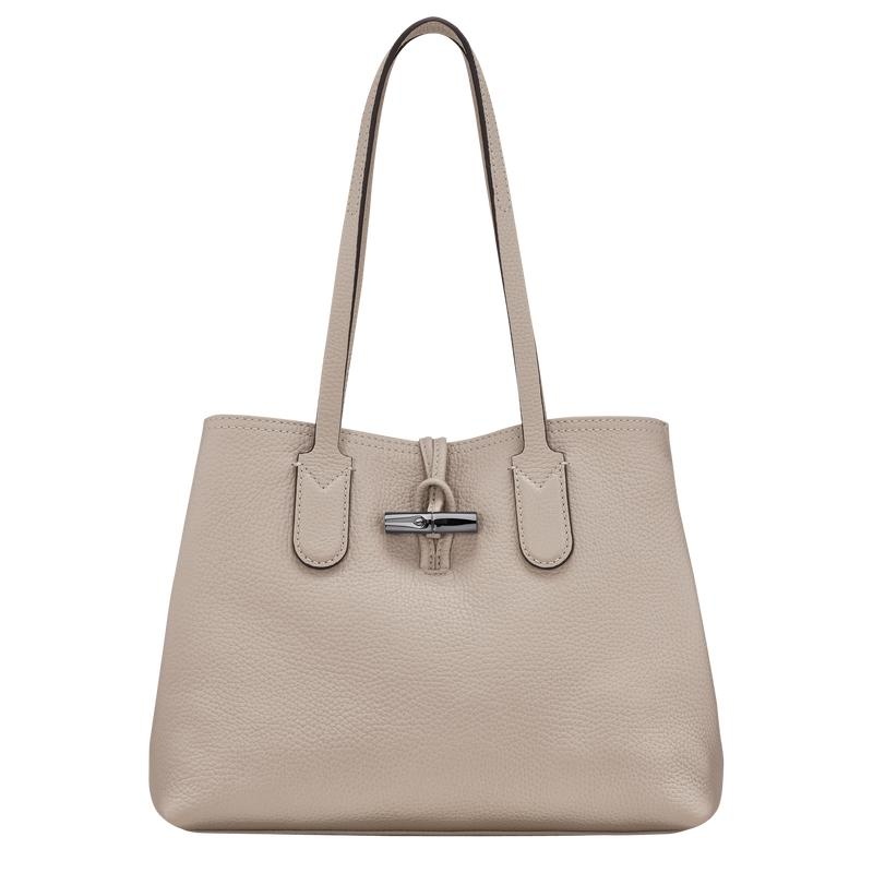 Longchamp Roseau Essential M Ženske Torba Tote Sive | 35697-HWKO