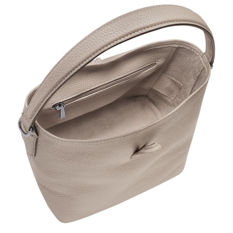 Longchamp Roseau Essential XS Ženske Bucket Torbe Sive | 52790-EAMW