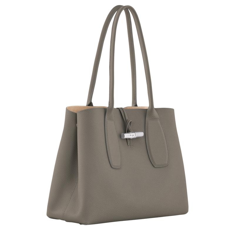 Longchamp Roseau L Ženske Torba Tote Sive | 89573-SXEI