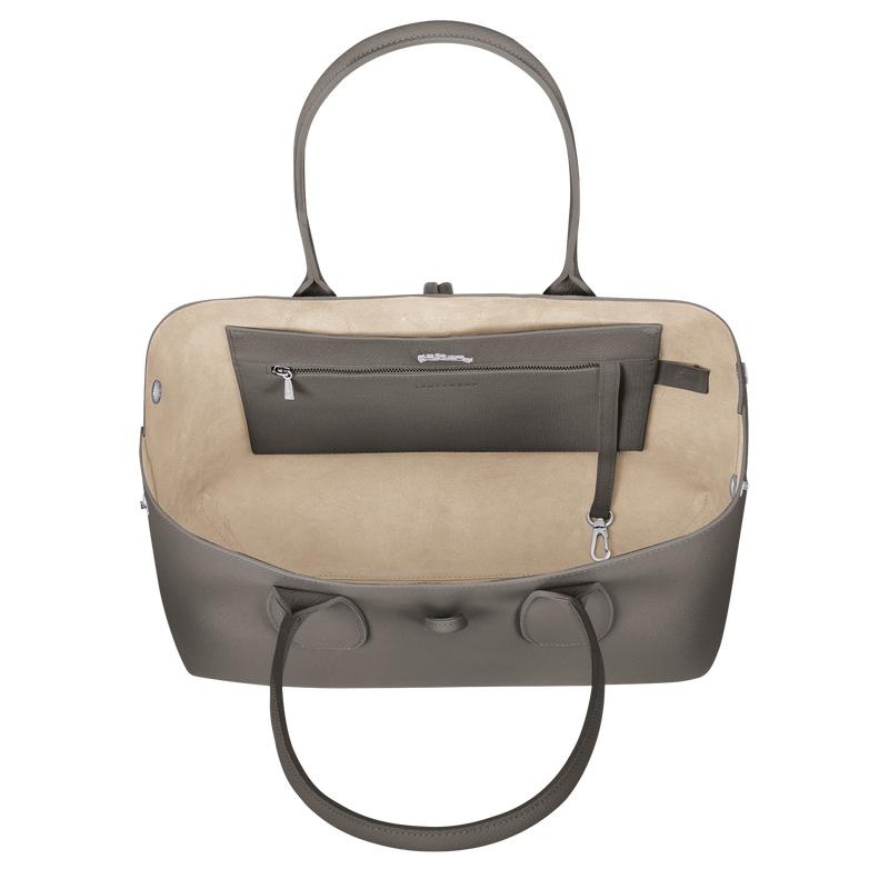 Longchamp Roseau L Ženske Torba Tote Sive | 89573-SXEI