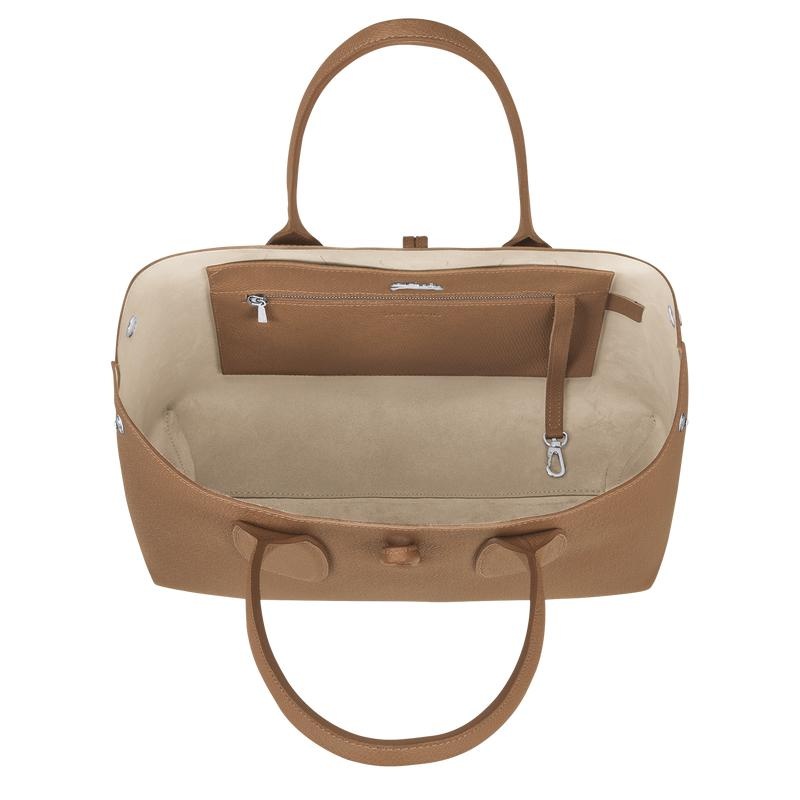 Longchamp Roseau L Ženske Torba Tote Smeđe | 16732-YEKM