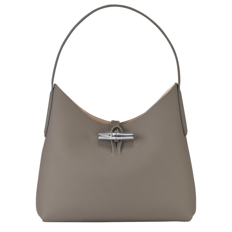 Longchamp Roseau M Ženske Hobo Torba Sive | 38541-OALG