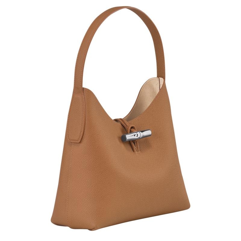 Longchamp Roseau M Ženske Hobo Torba Smeđe | 91864-WCVA