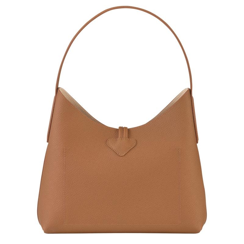 Longchamp Roseau M Ženske Hobo Torba Smeđe | 91864-WCVA