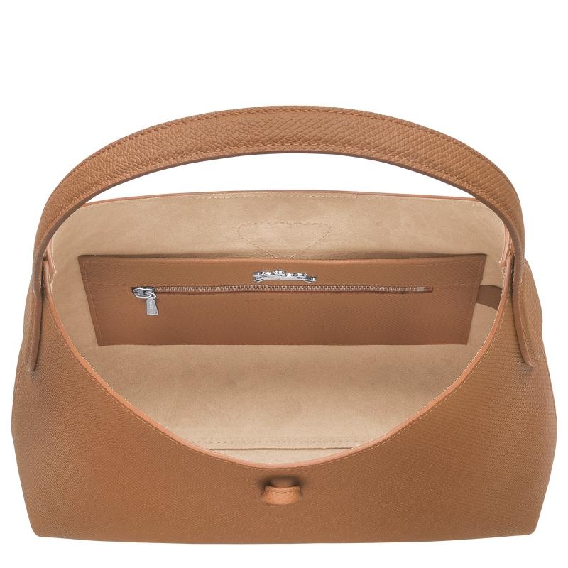 Longchamp Roseau M Ženske Hobo Torba Smeđe | 91864-WCVA